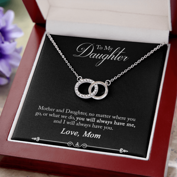 Mother and Daughter necklace, no matter where you go I will always love you necklace (Copy)