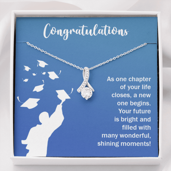 To my daughter necklace college graduation gift from mom as one chapter of your life closes a new one begins Your future is bright and filled with many wonderful shining moments alluring gift college graduation for daughter.