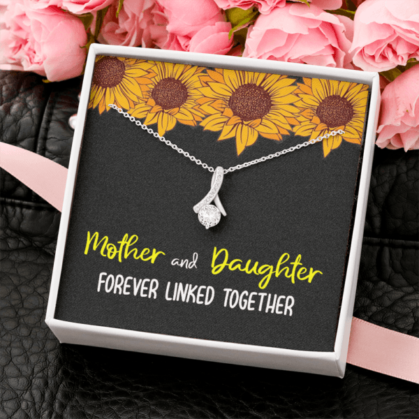 [Luxury Necklace] Mother Daughter Forever Linked Together Necklace by LoveSkyCenter.com
