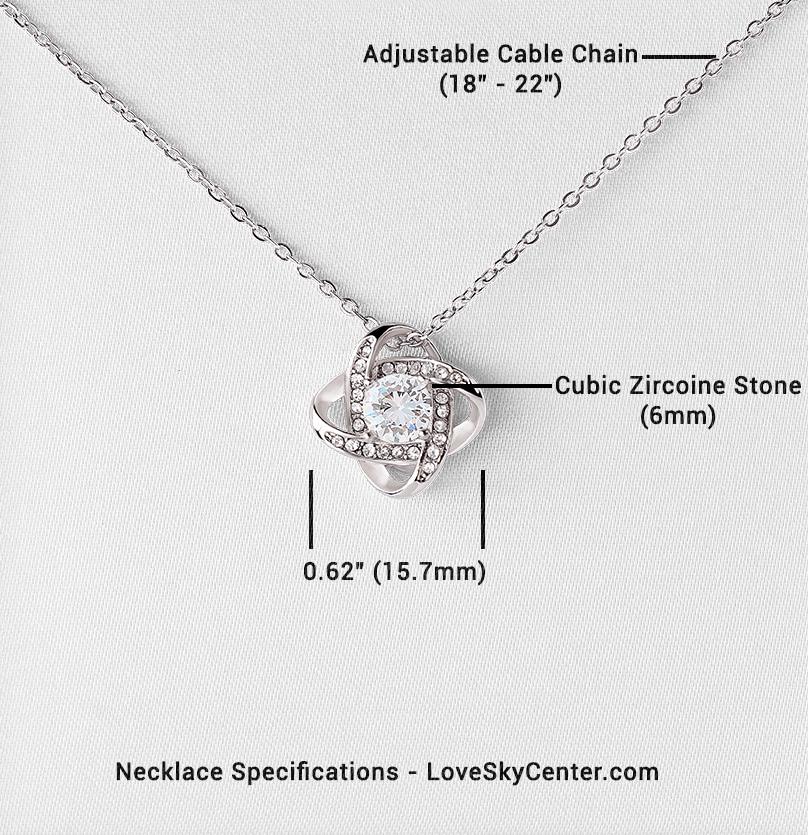 Love knot necklace Product Specifications