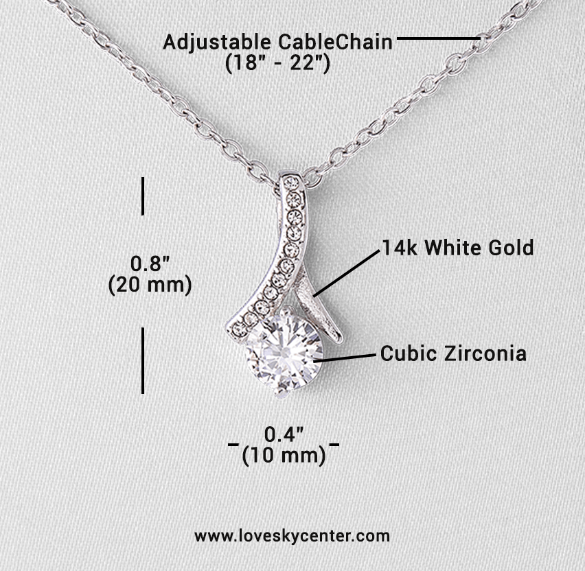 White Gold Alluring Necklace