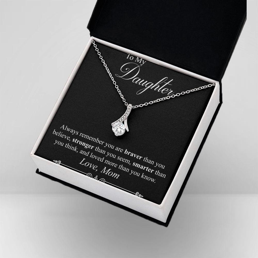 Always remember you are smarter than you think – To My Daughter Necklace
