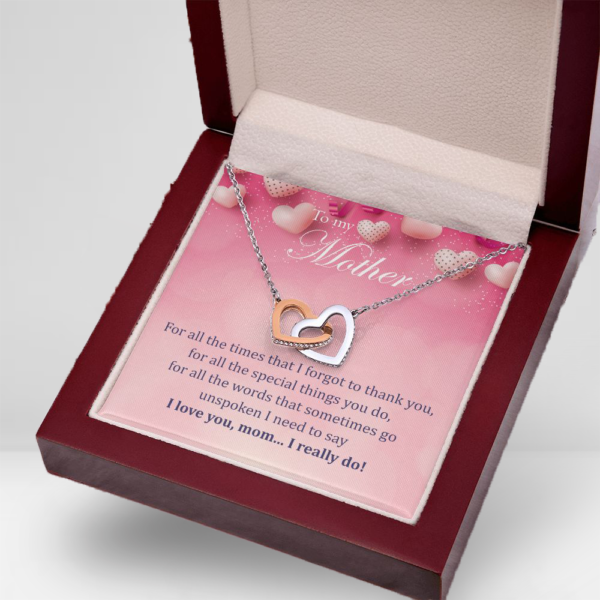 I love you mom I really do luxury necklace - To My Mother Necklace